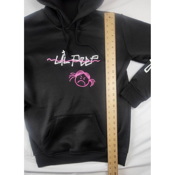 Lil Peep Come Over When You're Sober Pullover Hoodie Sweatshirt Black Size Small - Picture 7 of 7